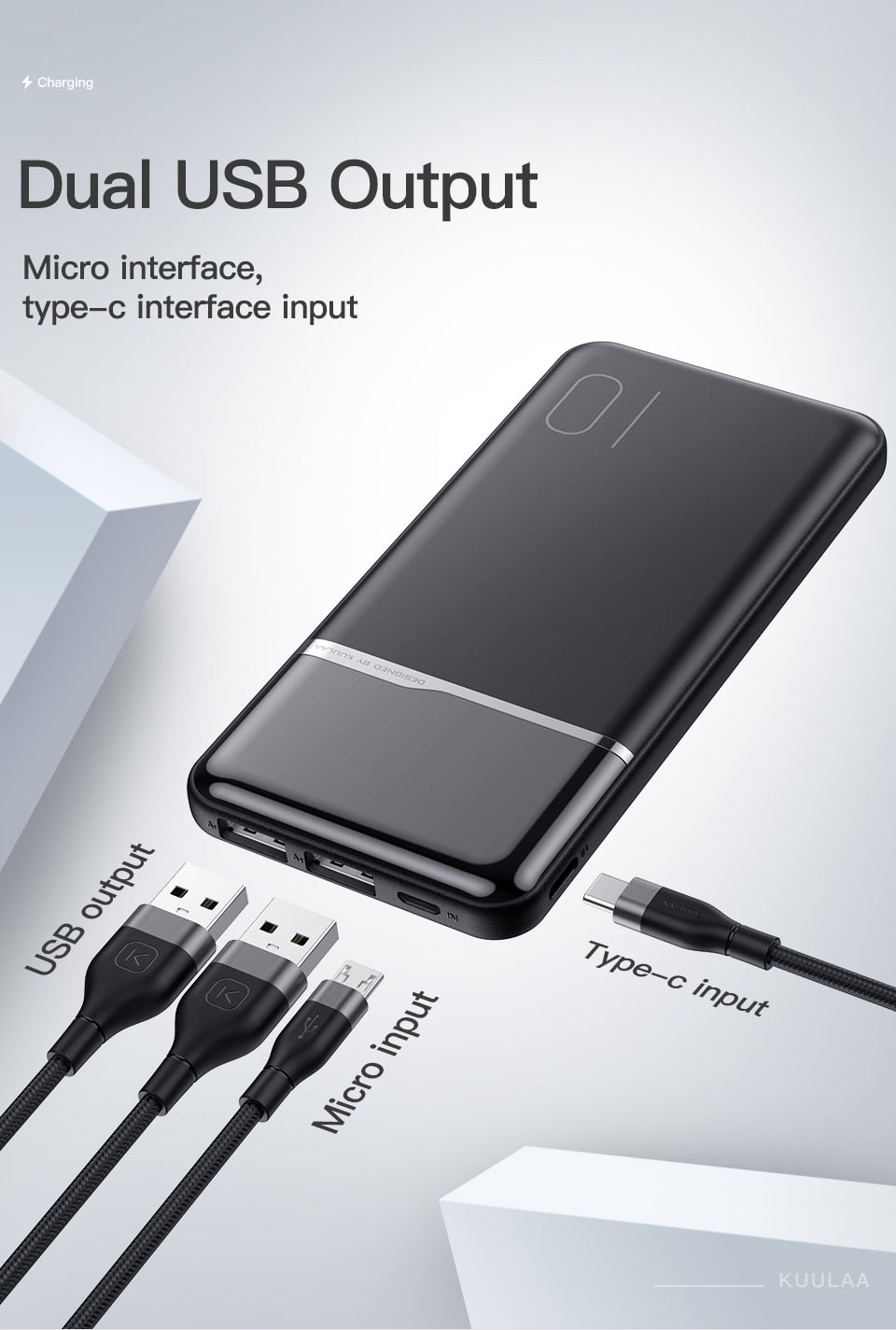 10000mAh Portable Power Bank