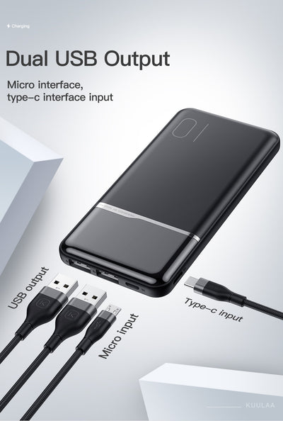 10000mAh Portable Power Bank