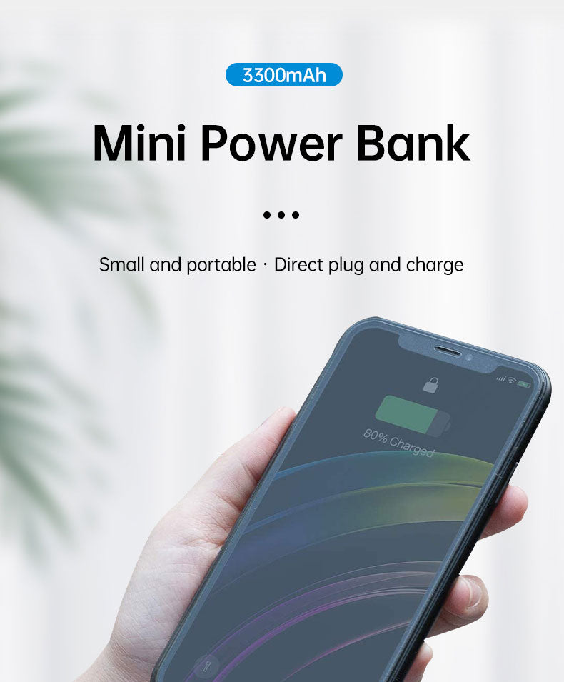 External Mini Portable Power Bank