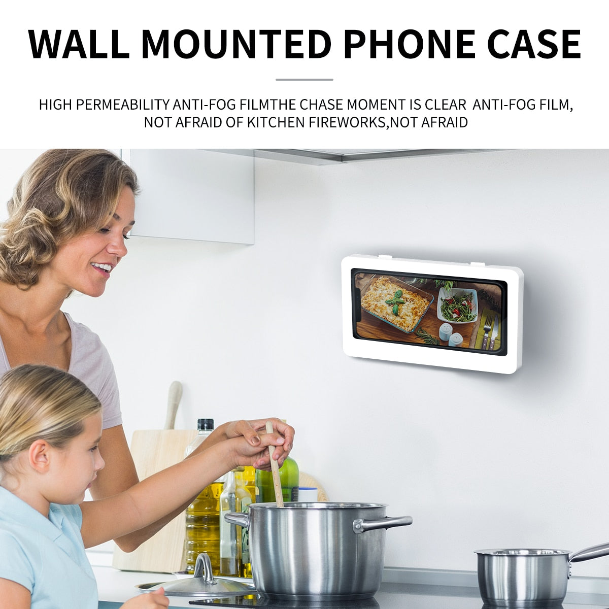 Waterproof Wall Phone Case Stand