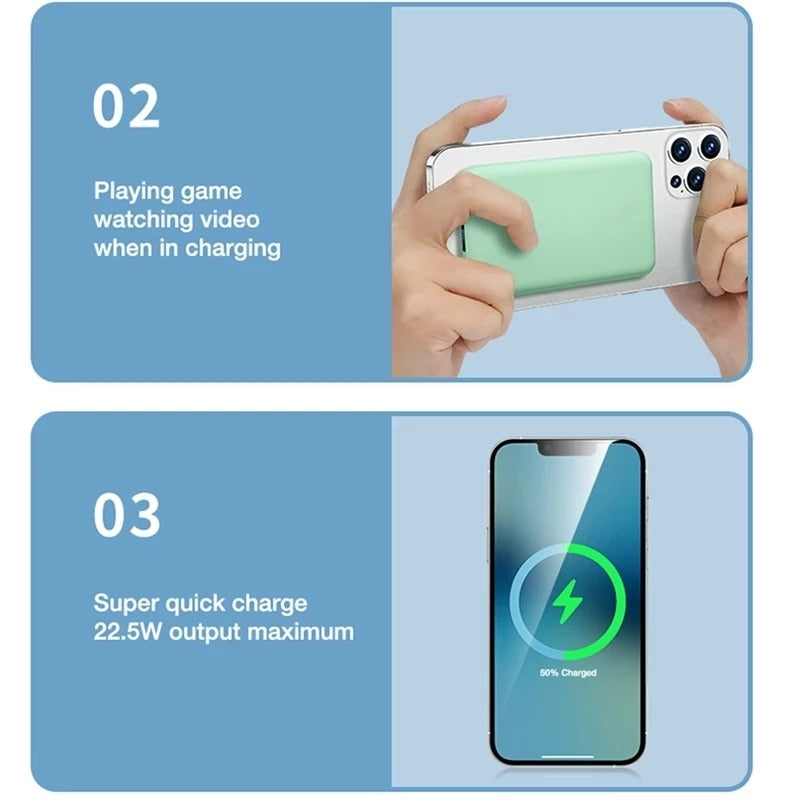 Magnetic Wireless Power Bank