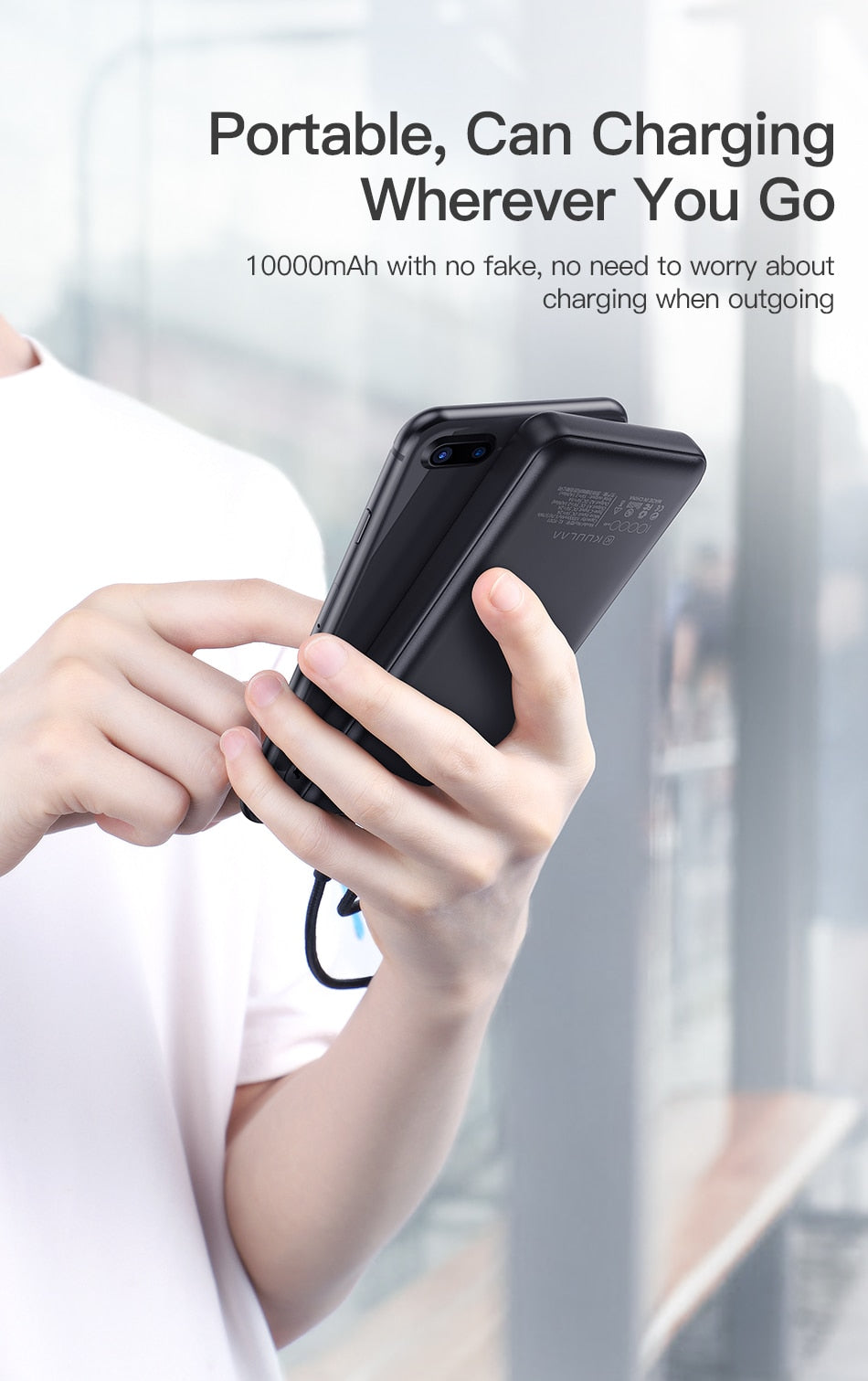 10000mAh Portable Power Bank