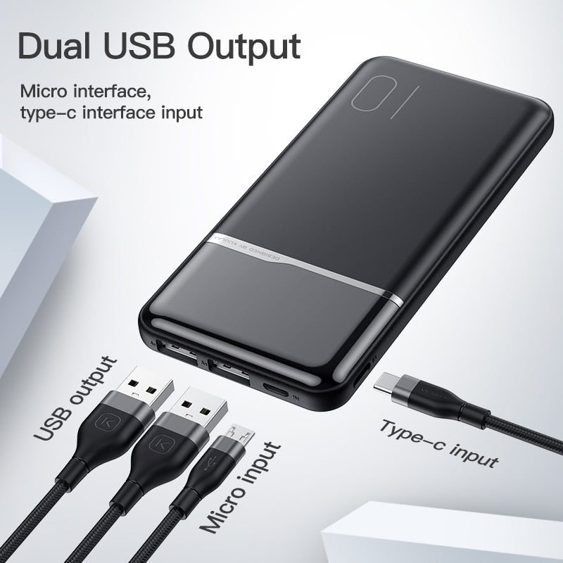 10000mAh Portable Power Bank