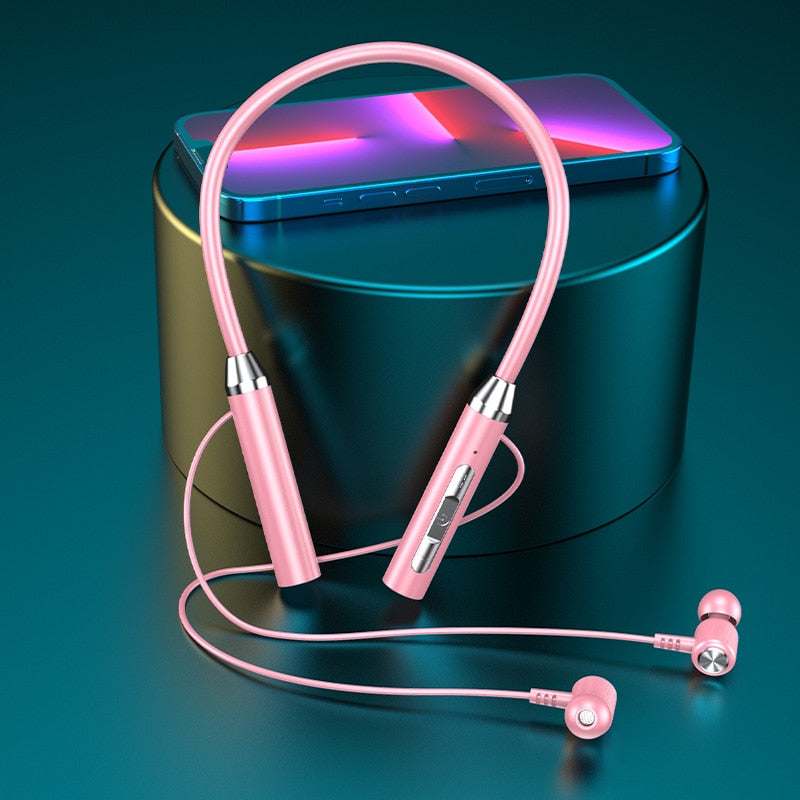 Magnetic bluetooth 2024 earphones with mic