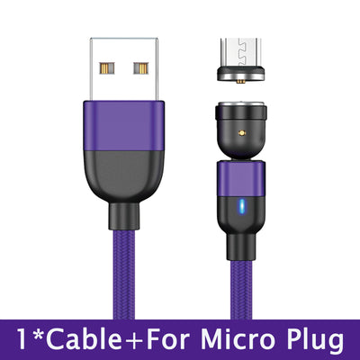 540° Rotate Magnetic Charging Cable