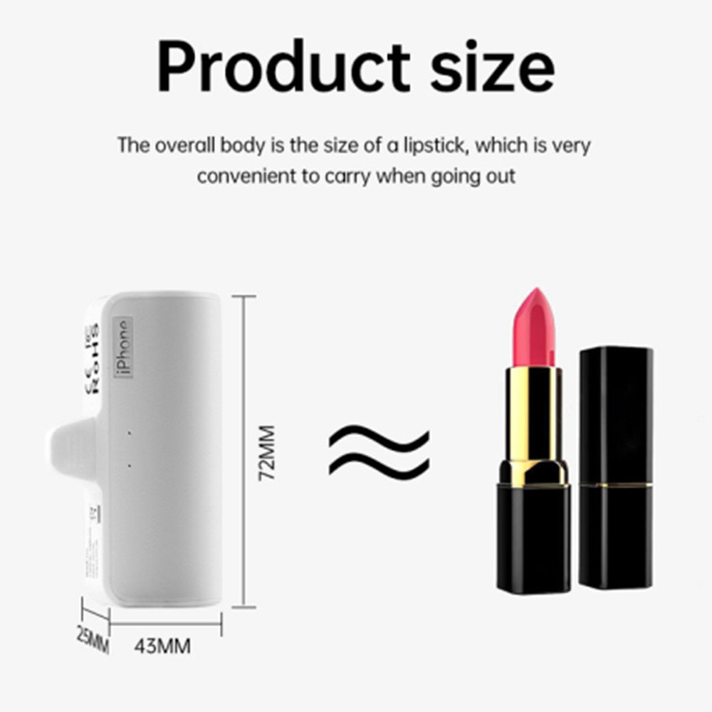 External Mini Portable Power Bank