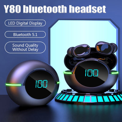 LED Display Wireless Headphones