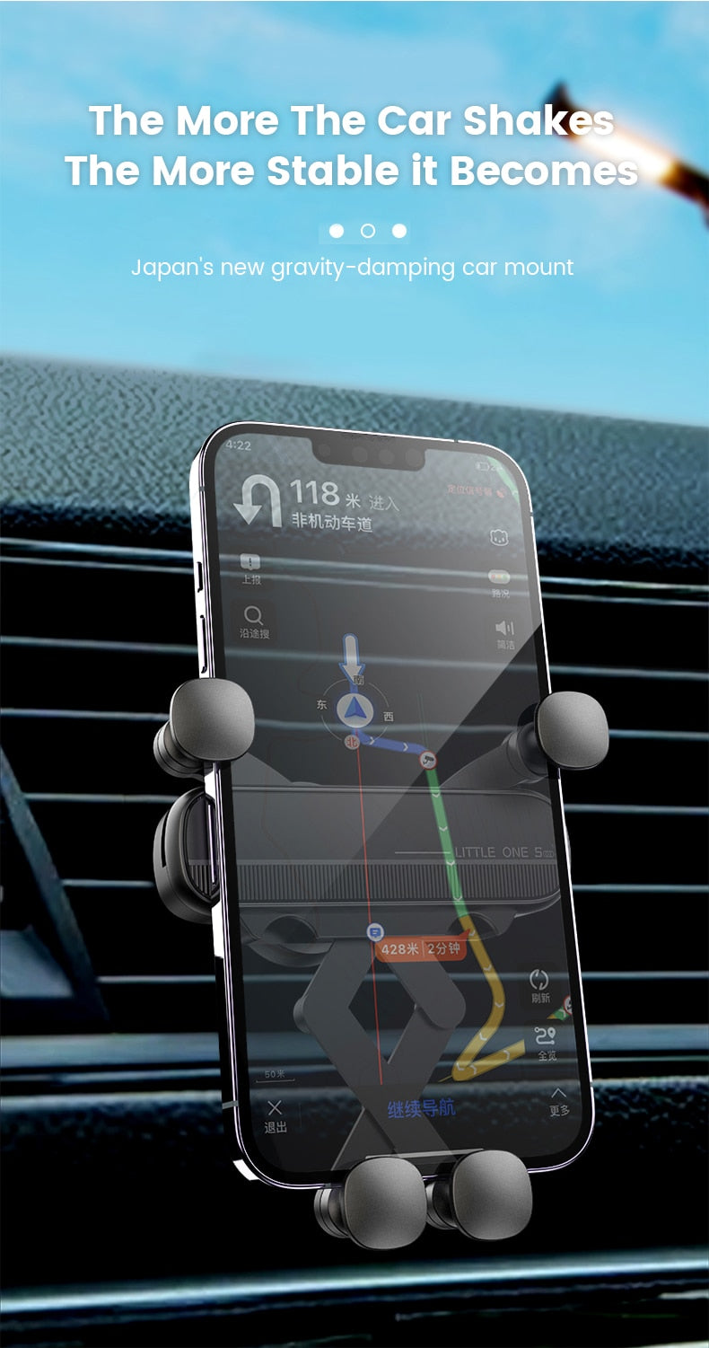 Gravity Car Phone Holder
