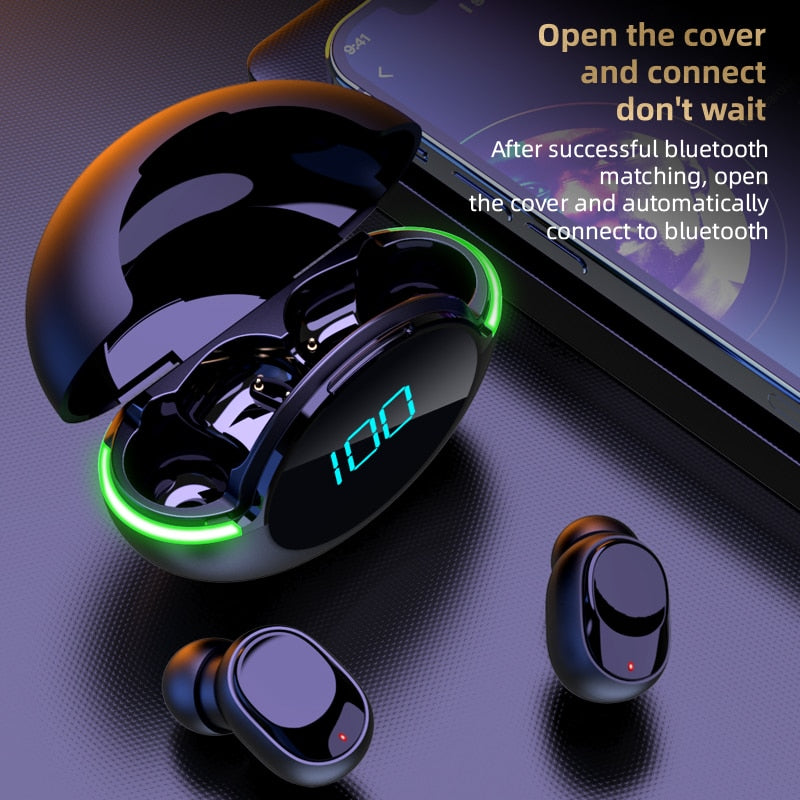 LED Display Wireless Headphones