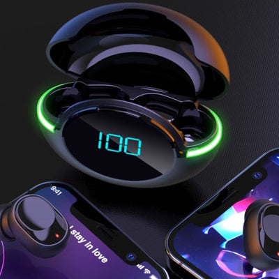 LED Display Wireless Headphones