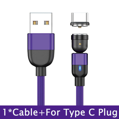 540° Rotate Magnetic Charging Cable